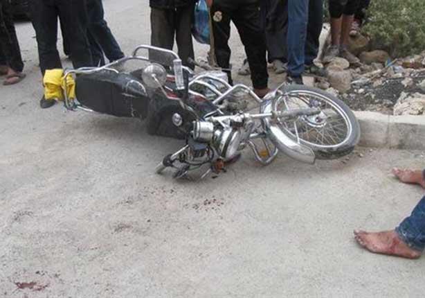 حادث تصادم دراجة نارية