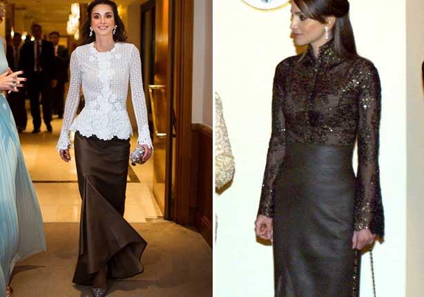 الملكة رانيا تتألق في تنورة عمرها 14 عاماً