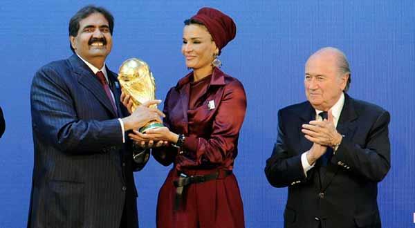 قطر فازت بحق استضافة مونديال 2022
