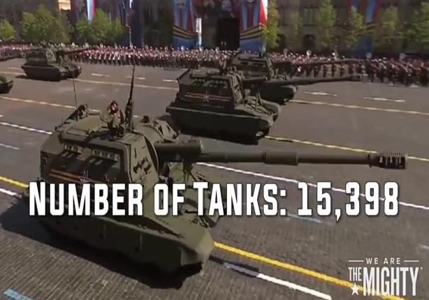 عدد دبابات الجيش الروسي 15.398 دبابة تجعلها أكبر ق