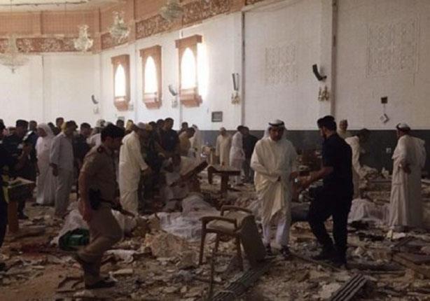 جانب من تفجير مسجد الإمام الصادق