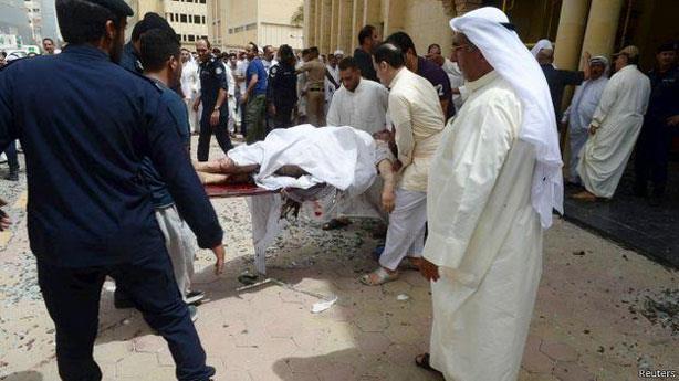 تفجير مسجد بالكويت