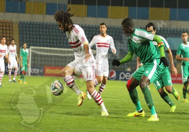 مباراة المصري والزمالك بالدوري