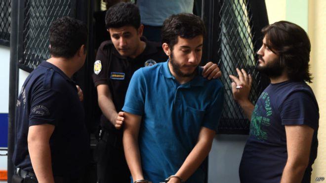اعتقلت السلطات التركية الجمعة 21 شخصا يشتبه في انت