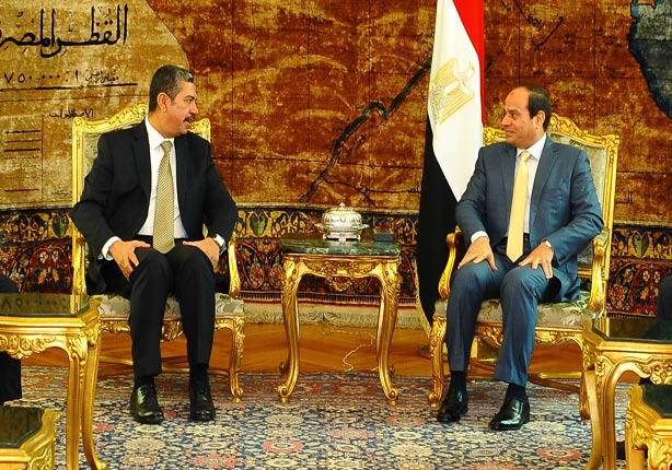 السيسي يستقبل نائب الرئيس اليمني لبحث سبل حل الأزم