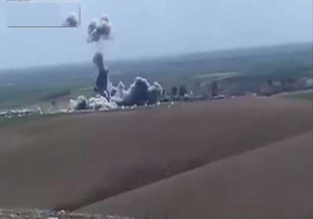 سيارة داعش المفخخة تنفجر في الهواء