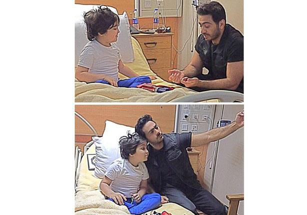 تامر حسني في مستشفى دار الفؤاد