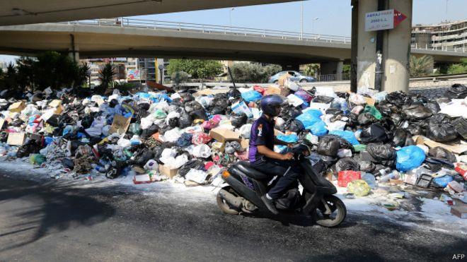 القمامة في بيروت