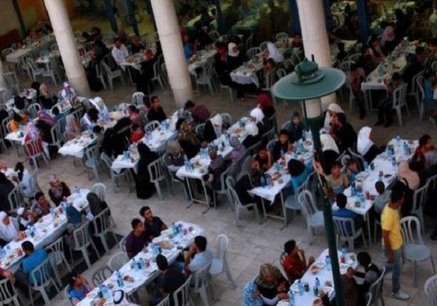 إفطار جماعي لـ20 ألف فلسطيني بغزة