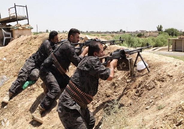 جنود من البيشمركة في قتالهم ضد داعش