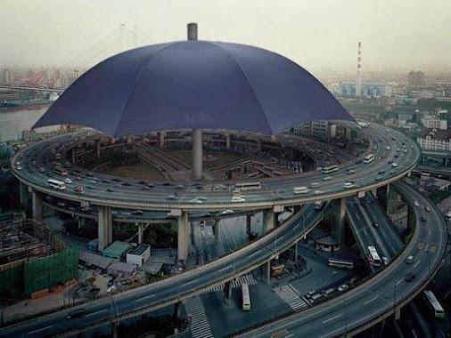 شركة صينية تدخل جينيس بأكبر مظلة في العالم