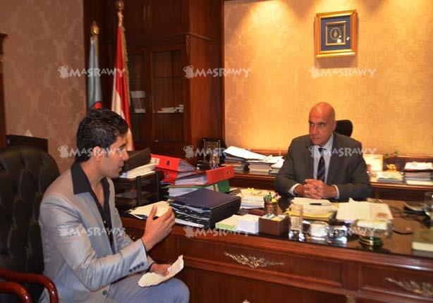  وزير السياحة خالد رامي و محرر مصراوي