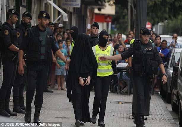 اعتقال مغربية بأسبانيا 
