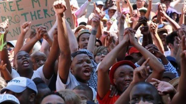 تظاهرة احتجاجية في جنوب إفريقيا
