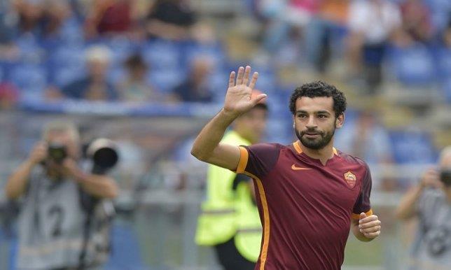 محمد صلاح لاعب روما الإيطالي