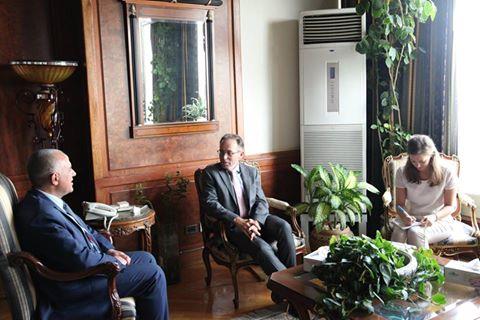 وزير الري يلتقي سفير استراليا بالقاهرة