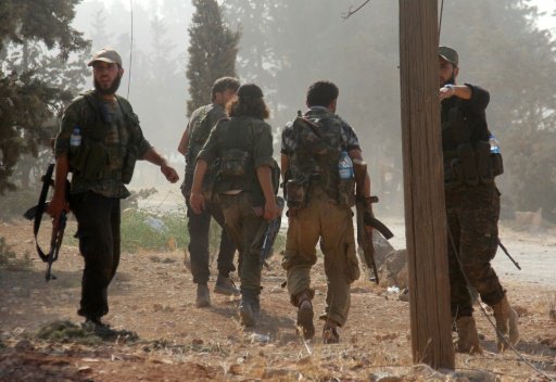 مقاتلون من جبهة فتح الشام (النصرة سابقا) في حلب في