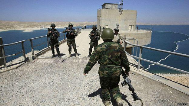 قوات حرس نينوى تتقدم باتجاه سد الموصل