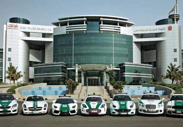 أسطول سيارات شرطة دبي