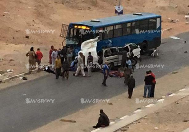 حادث تصادم اتوبيسين بمدينة نصر