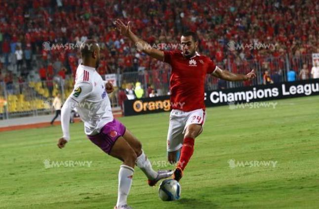 جانب من مباراة الأهلي والوداد بدور المجموعات لدوري