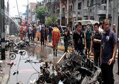 إصابة 15 شخصا في انفجار قنبلة جنوب تايلاند 