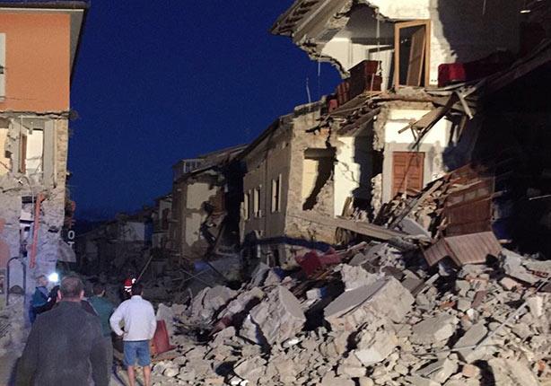 زلزال بوسط إيطاليا - ارشيفية