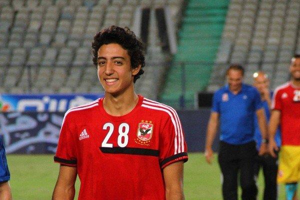 محمد هاني لاعب الفريق الأول لكرة القدم بالنادي الا