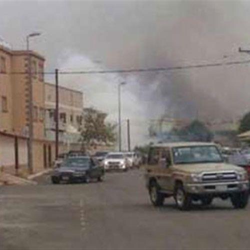 إصابة شخص إثر سقوط مقذوف من الأراضي اليمنية على ال