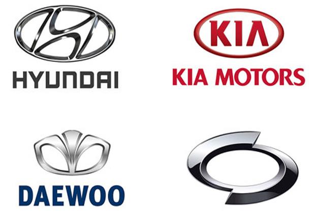العلامات التجارية للسيارات الكورية