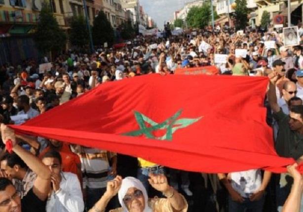 مظاهرات في المغرب-صورة ارشيفية