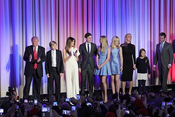 دور بارز لعائلة دونالد ترامب في نجاح حملته