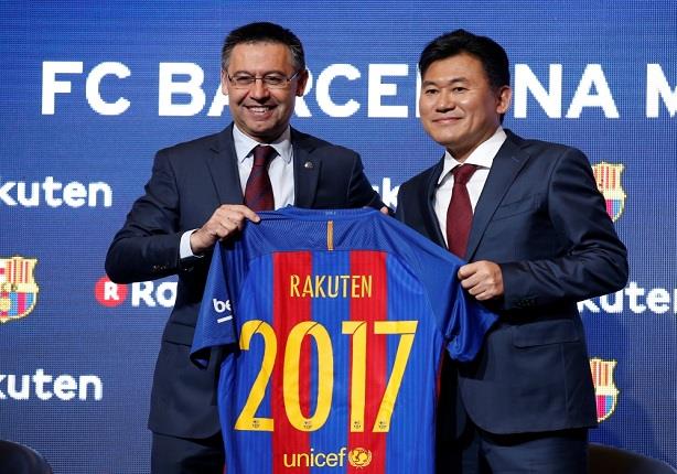 برشلونة يوقع عقد رعاية لأربع سنوات مع شركة يابانية