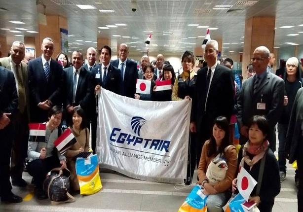 الأقصر تستقبل أولى رحلات مصر للطيران من اليابان