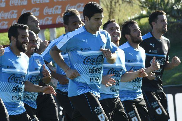 لاعبو أوروجواي