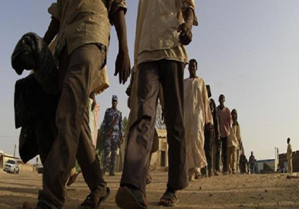 سودانيون عالقون على حدود ليبيا-صورة ارشيفية