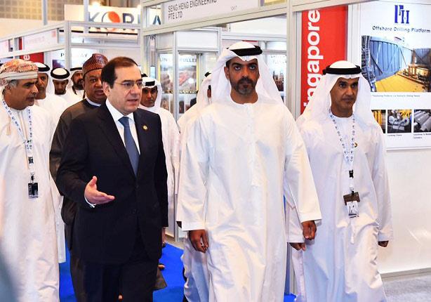 وزير البترول بمعرض ابو ظبي الدولي