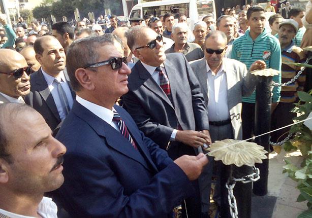محافظ كفر الشيخ يفتتح ميداني زويل ونفق دسوق الجديد
