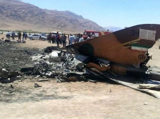 تحطم طائرة تابعة للحرس الثوري الإيراني ومقتل قائده