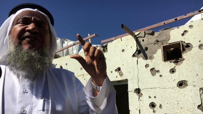 جابر، السعودي المسن، يشرح كيف تضرر منزله