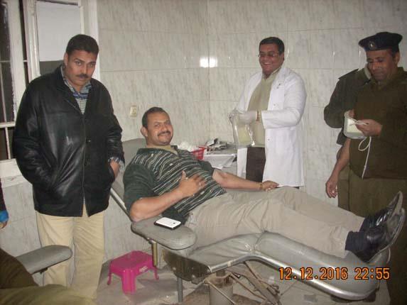 شرطة النقل والمواصلات تُنظم حملة للتبرع بالدم-أرشي