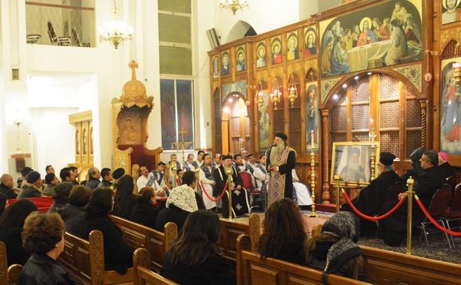 الكنيسة القبطية بالأردن تقيم صلاة جنائزية على أروا