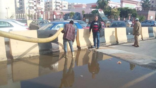 محافظة دمياط تتعرض لأمطار غزيرة