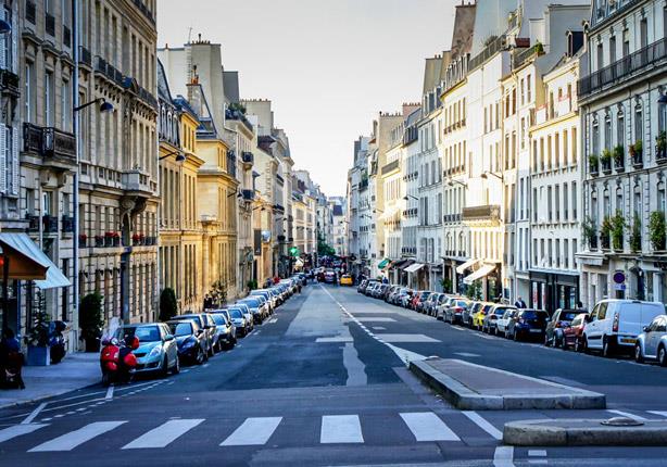 أحد شوارع مدينة باريس