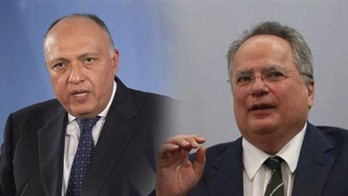 وزيرا خارجية اليونان و مصر                        