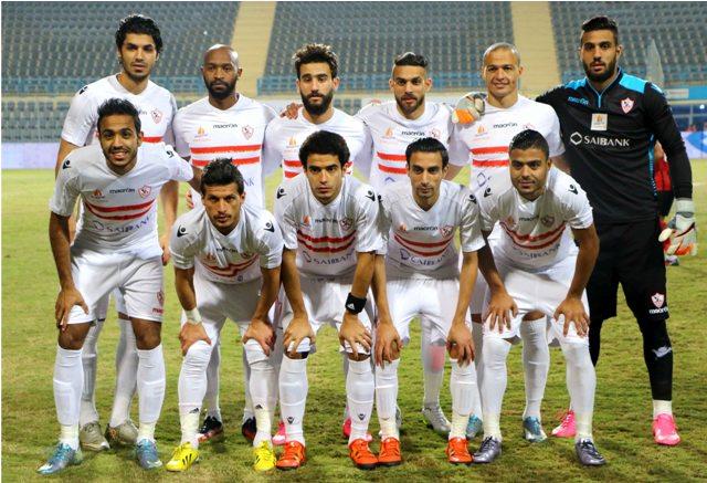 الزمالك بزيه التقليدي أمام دوالا الكاميروني بدوري 