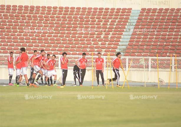 مران المنتخب المصرى فى نيجيريا