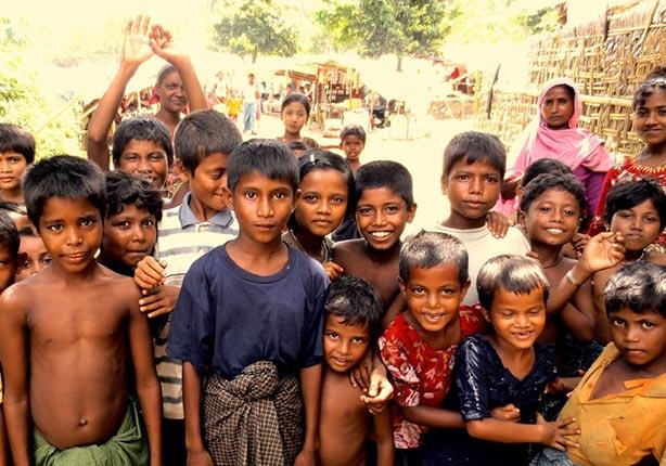 الأطفال في ميانمار