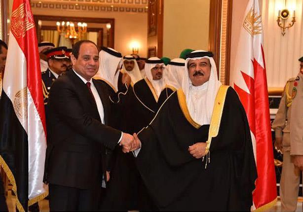 الرئيس عبدالفتاح السيسي وملك البحرين