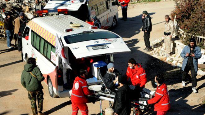 سبق للهلال الأحمر السوري المشاركة في عملية إجلاء ج